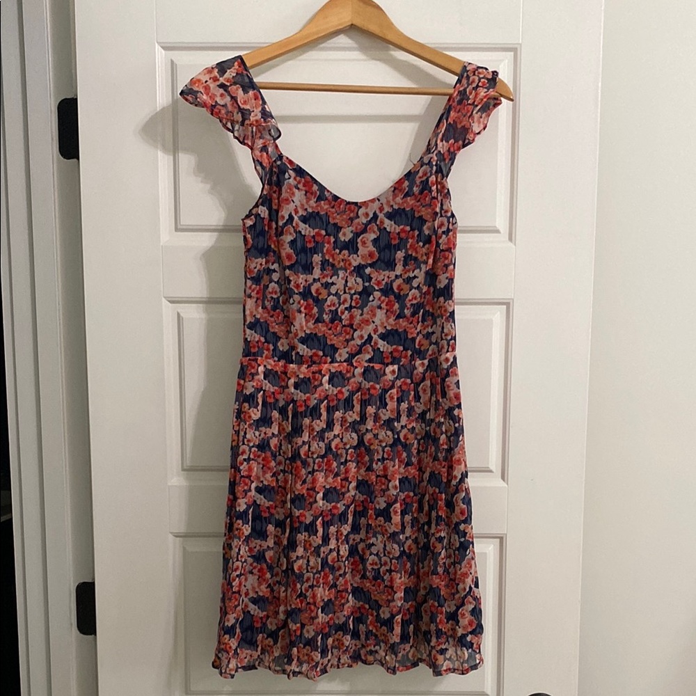 Joie Blue and Pink Sleeveless Sundress